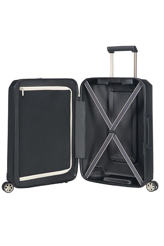 samsonite prodigy 55cm spinner 74770 black 1041